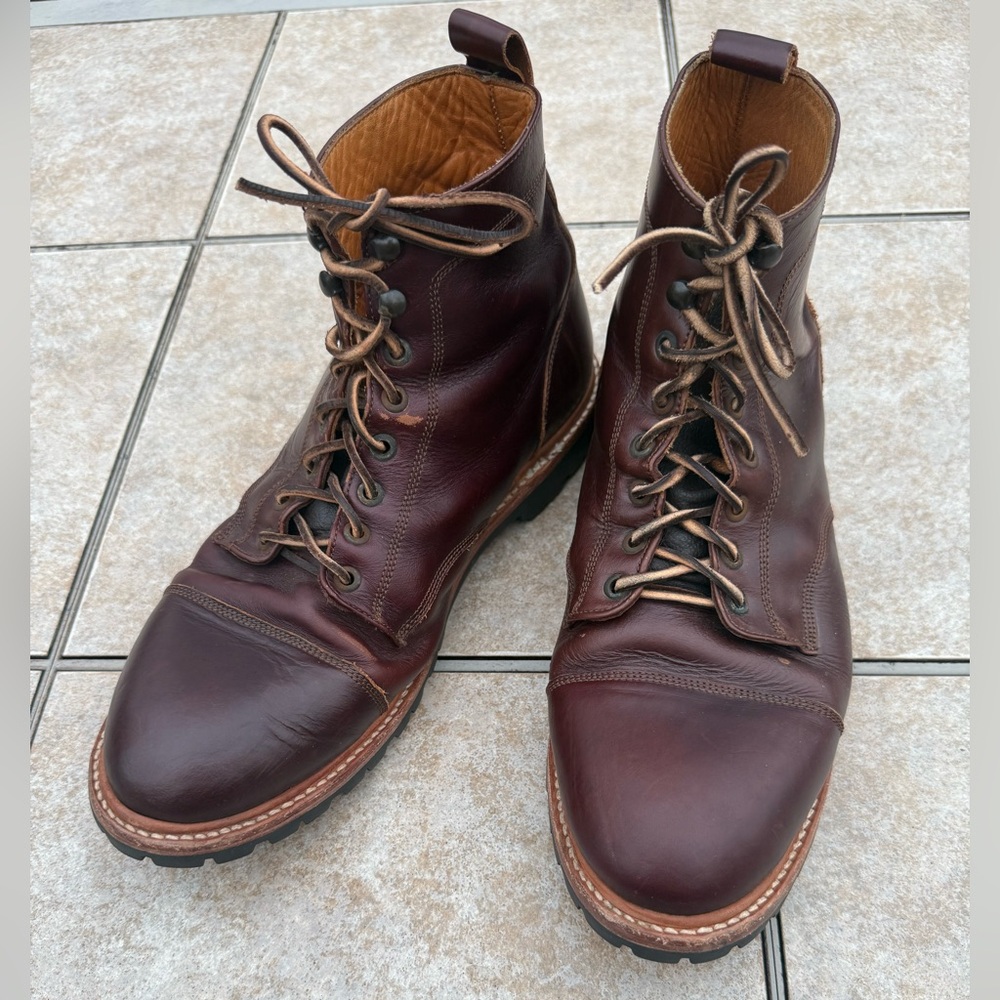 Taylor Stitch Men's Brown Leather Boots